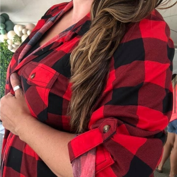 Miranda Plaid button up Shirt - Picture 2 of 5